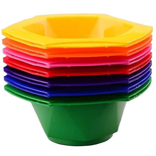 Professional Plastic Salon Hairdressing Dye Hair Color Mixing Bowl For Barber shop