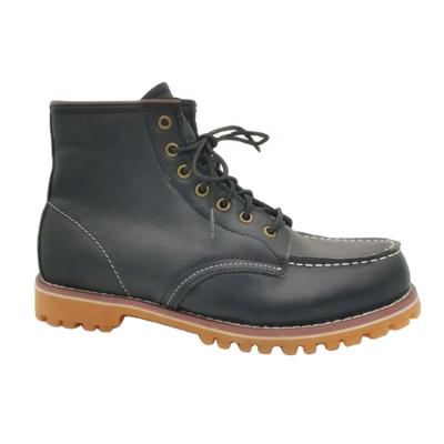 HQB-MS003Luxury custom men's snow boots premium quality man's winter boots wholesale genuine sheepskin boots for men.