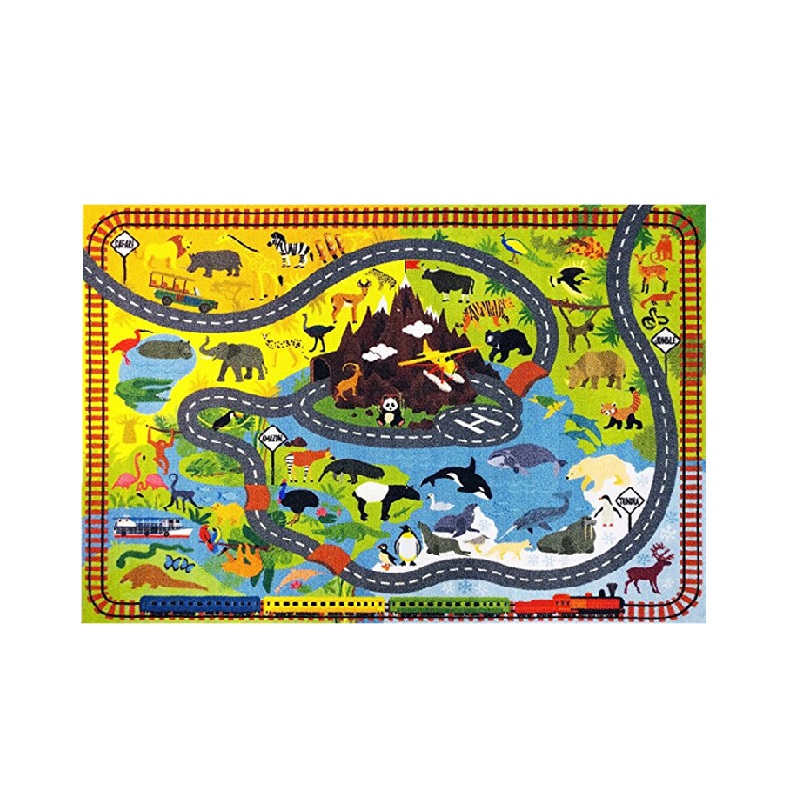 product-Latest chinese product natural rubber fabric surface baby folding play mat-Tigerwings-img-1