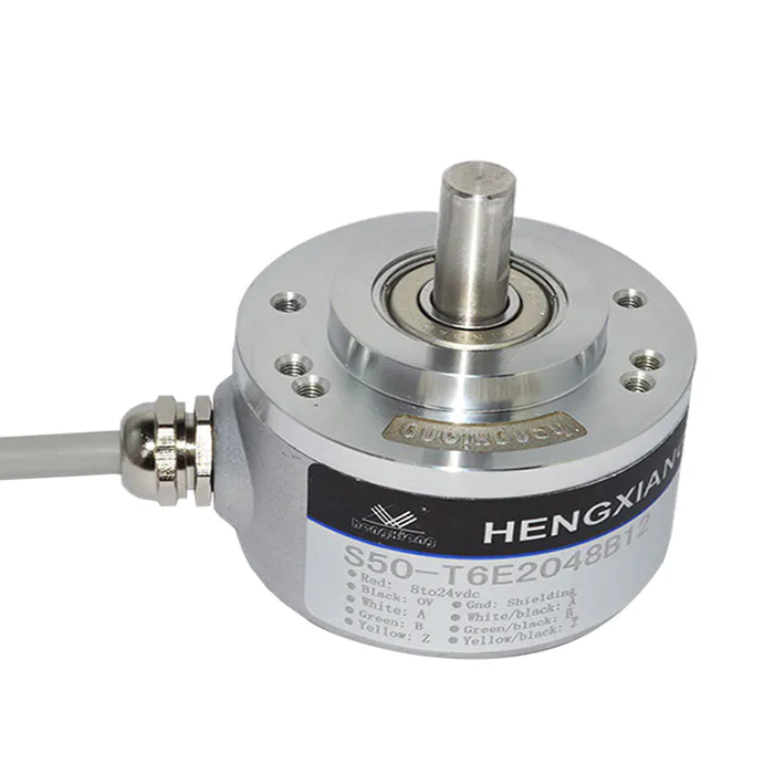 S50 8mm solid shaft 1024ppr RS422 circuit 5V-30V ip65 waterproof rotary encoder encoder e50s8 for packing machine