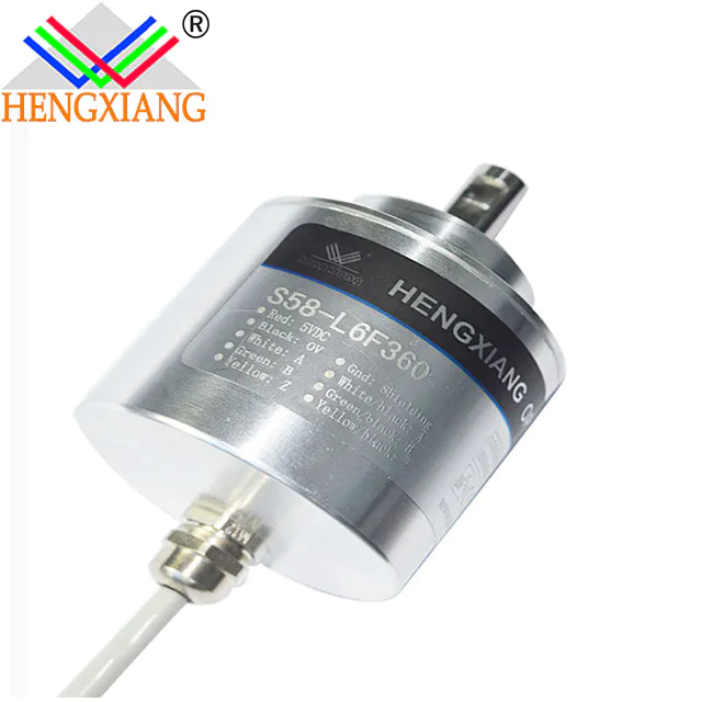 product-HENGXIANG-S58 shaft 10mm cable length 1000mm RVI58N-011K1R61N-01024 A+B+Z+A-B-Z- 1024ppr pus