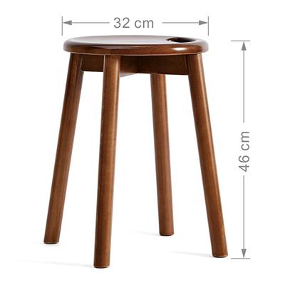 modern design high end solid wood bar stool home decoration durable wooden stools