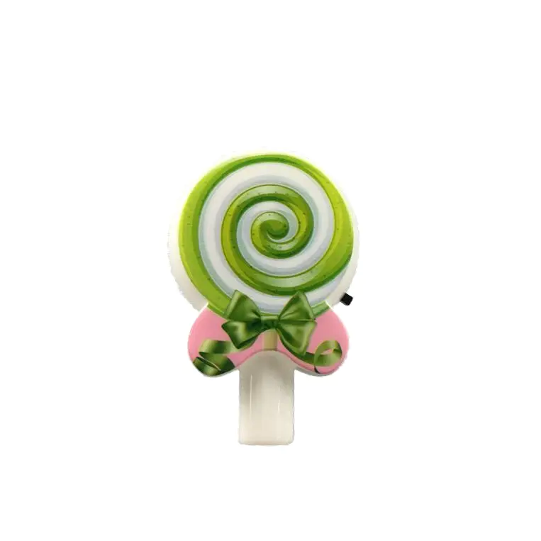 GL-111 Novelty mini lollipopwall lamp plug in night light decoration For Baby Bedroom cute gift