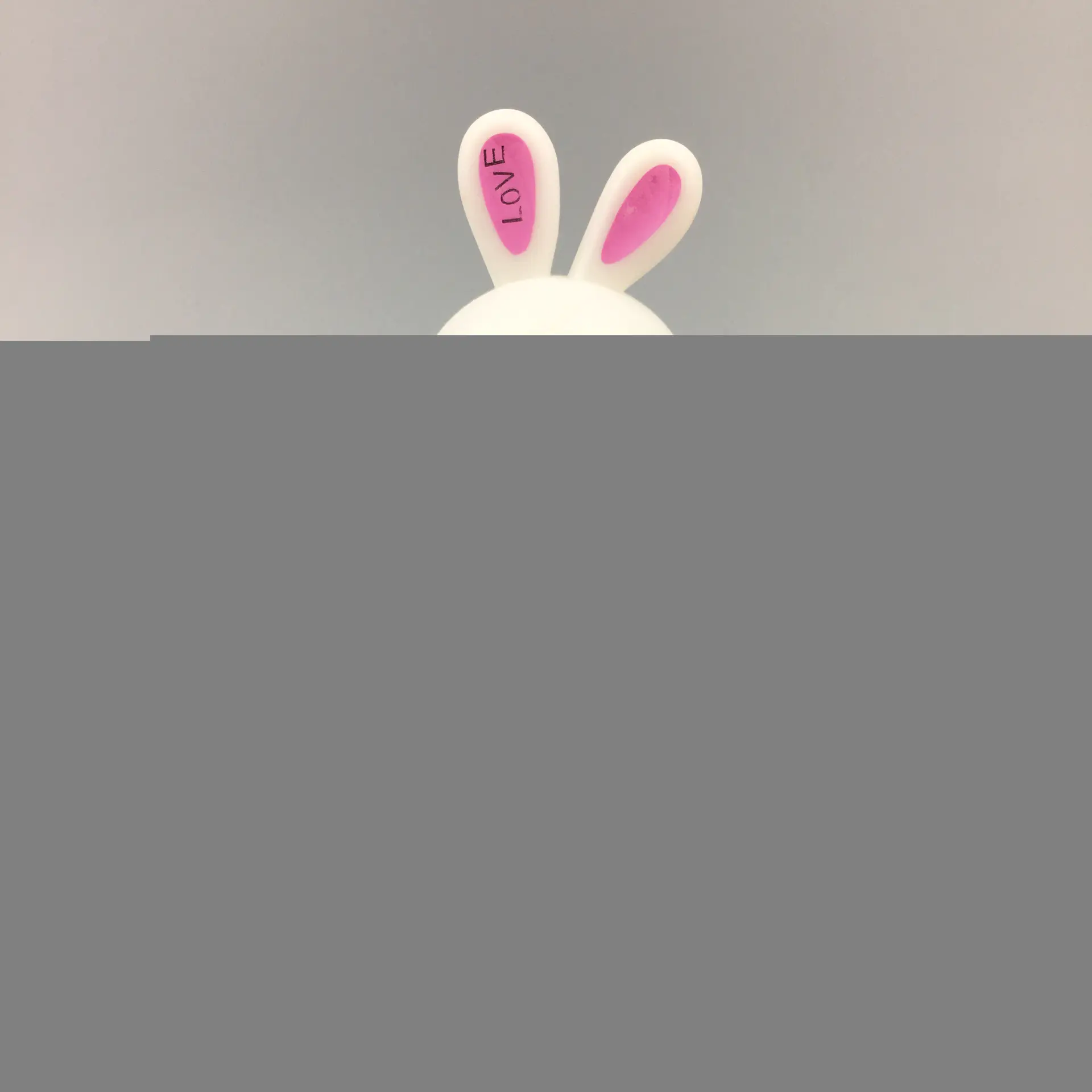 W104 US mini dressed long-eared rabbit switch plug in led night light For Baby Bedroom