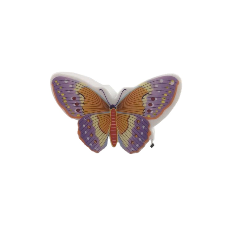W094 Beautiful Butterfly Animals 4 SMD mini switch plug in room usege withnight light