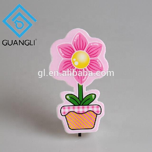 W075 mini switch plug in flower pot night light cute gift For Children Baby Bedroom with 0.6W AC 110V 220V