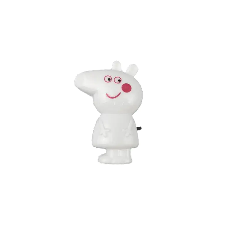 W098 US mini pig switch plug in led cartoon night light For Baby Bedroom decoration child gift