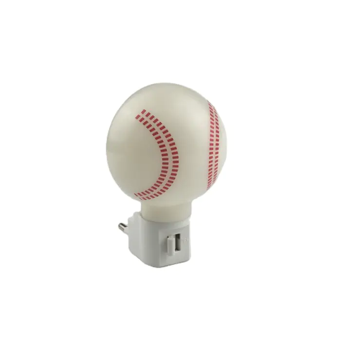 OEM A61-RBaseball pattern plastic mini switch nightlight CE ROSH approved HOT SALE promotional gift items