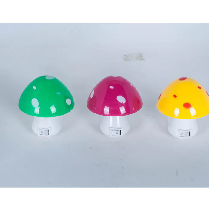 Mushroom shape 16SMD mini switch plug in table lamp night light with 1.5W AC 110V or 220V W022