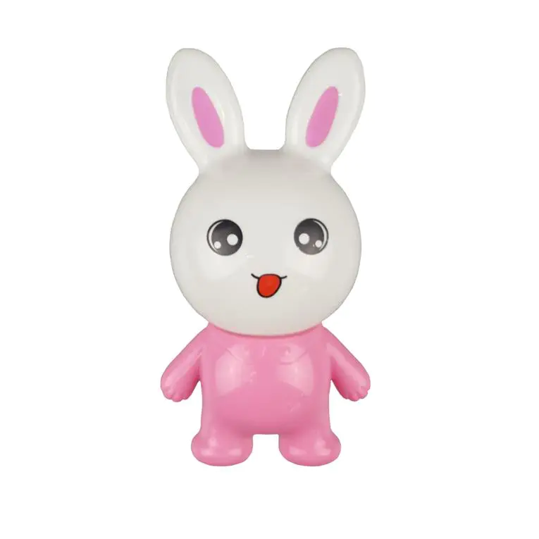hot sale OEM W124 pink rabbit lamp switch plug in led night light For Baby Bedroom wall decoration child gift