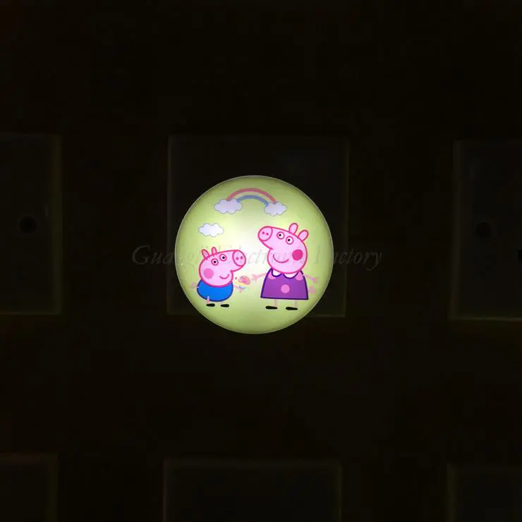 W091switch plug in classic film image pig led night light room For Children Baby Bedroom room usage