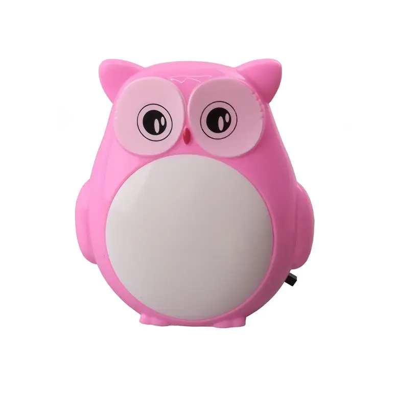 W004 Helloween owl lamp switch plug in led night light For Baby Bedroom holiday gift for children