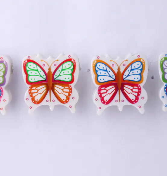 butterfly shape 4 SMD mini switch plug in night light with 0.6W 3SMD AC 110V or 220V W058