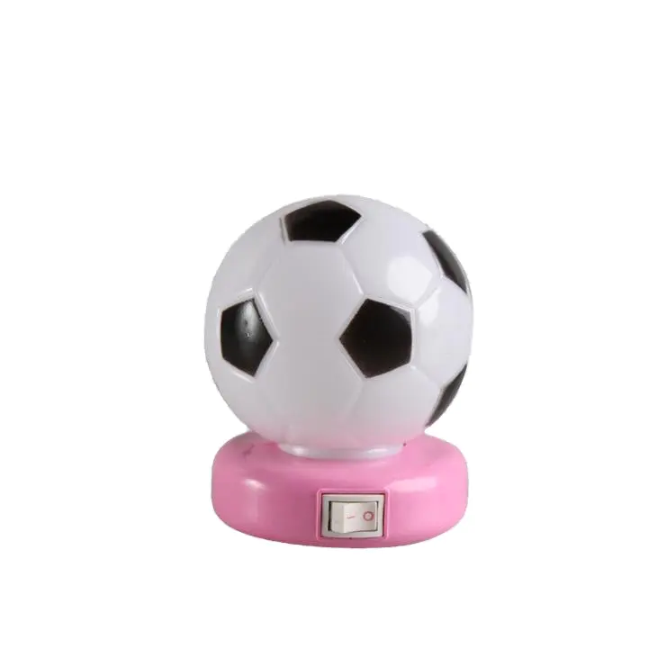 OEM W071 World Cup Souvenir gifts Soccer Football 5SMD mini switch plug in LED night light 0.6W AC 110V 220V