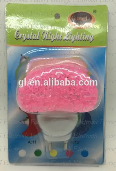 OEM GL-A11 moon shape EVA mini switch LED nightlight CE ROHS approved HOT SALE promotional gift items