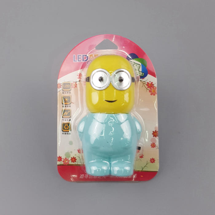 W121 Popular Minions switch plug in led night light For Baby Bedroom child gift wall decoration