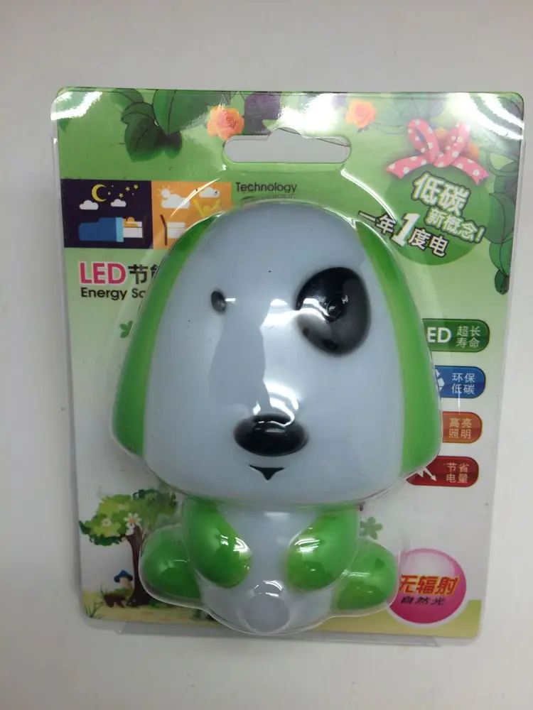 OEM Rest Night Light For Baby Kids Toddler Cute Cartoon Skateboarding Dog Animals switch plug in lighting W031