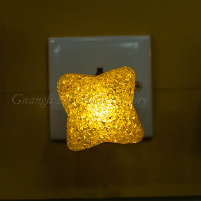 A10 star EVA mini switch LED nightlight CE ROHS approved HOT SALE gift items wall decoration