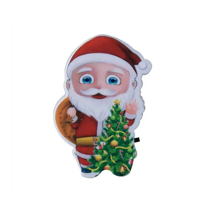 W086 US mini switch plug in xmas christmas trees Santa Claus led night light For Baby Bedroom