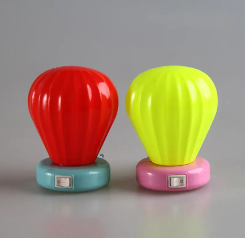 W072 OEM Cartoon cute gifts mini switch plug in balloon LED night light 0.6W AC 110V 220V