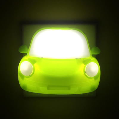 toy car shape 4 SMD Indoor night lamp plug in night light Electric LED switch kids night light 0.6W and 110V or 220V W044