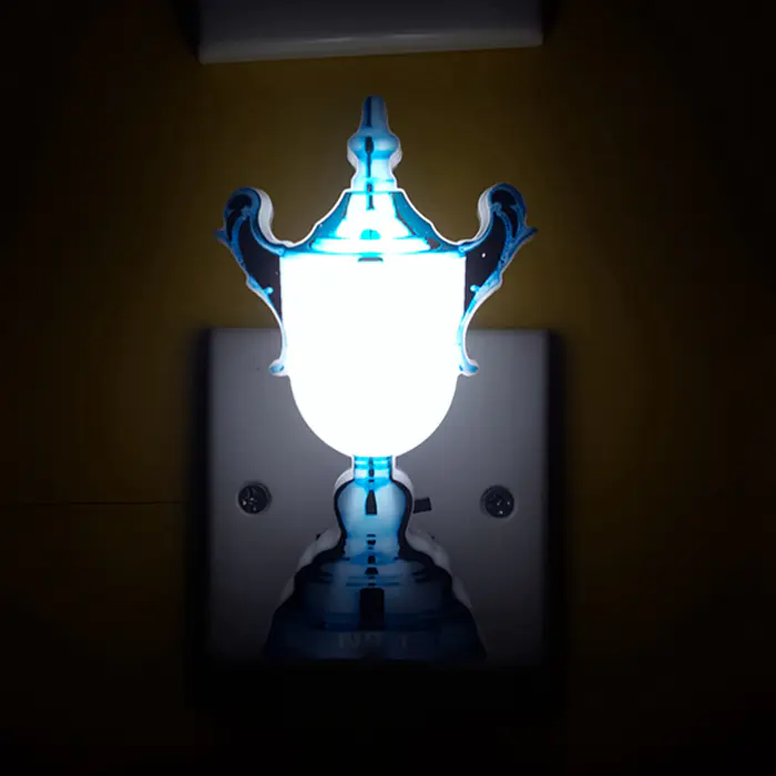 W122 Number one champion trophy lamp switch plug in led night light For Baby Bedroom child gift