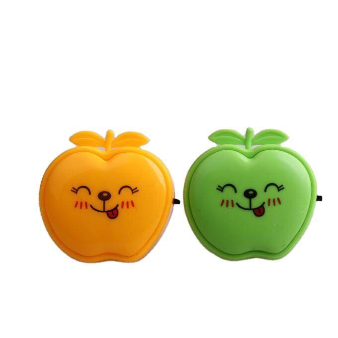 W077 OEM switch plug in creative fruits apple led night light For Children Baby Bedroom