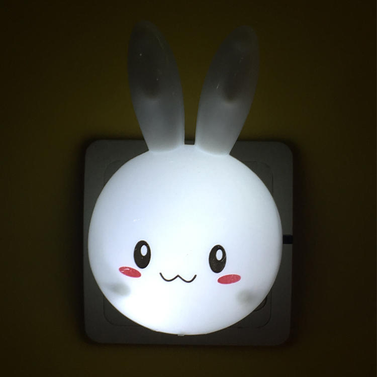 Lopunny long eared rabbit shape 4 SMD mini switch plug in night light 0.6W AC 110V 220V W062