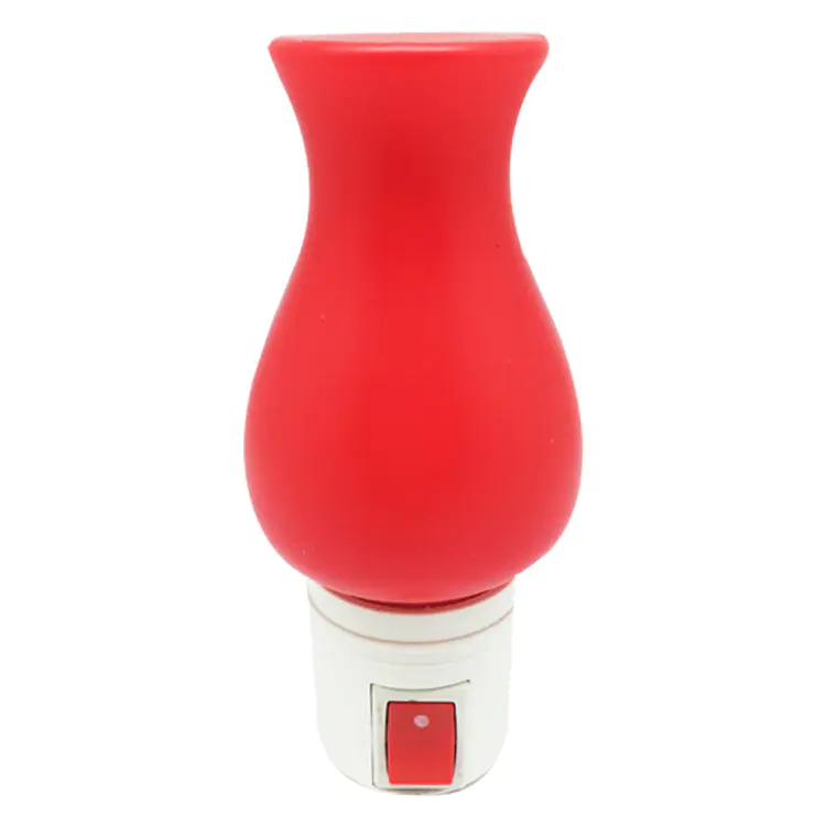 torch pillar Candle shape LED SMD mini switch plug in night light with 0.6W and 110V or 220V W002