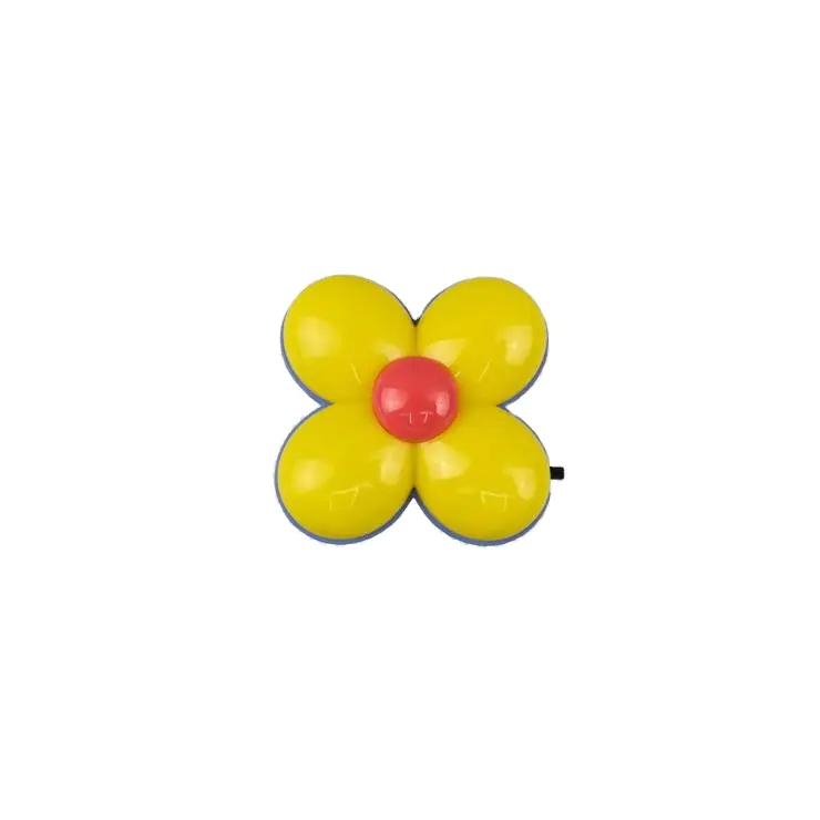 OEM GL-W092 Four Leaf Clover flower 4 SMD mini switch plastic material plug in children gift night light