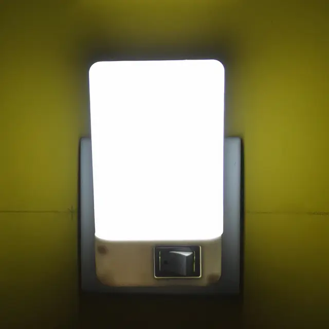 W052110V or 220V rectangle square shape 16 SMD mini switch plug in night light
