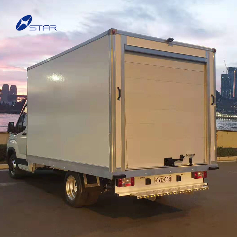 Automatic Aluminum Roller Shutter Door of Refrigerated Truck Rv Van Food Truck Cargo Trailer Security Steel Door