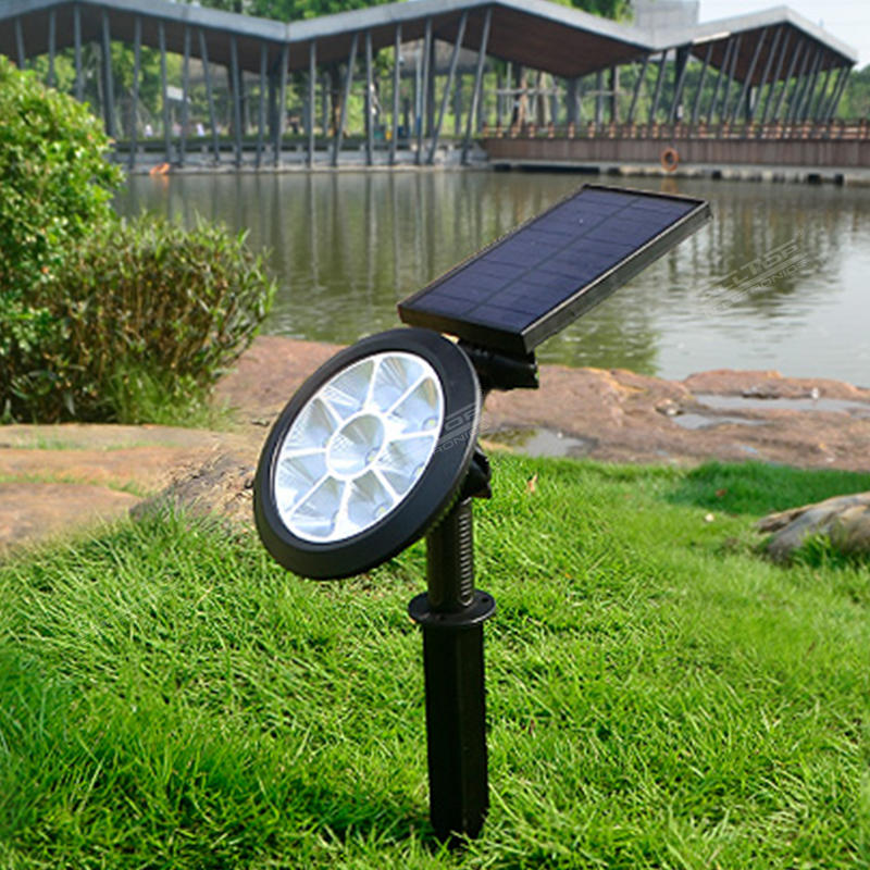 ALLTOP Solar Spotlights Solar Lights Adjustable RGB Solar garden light