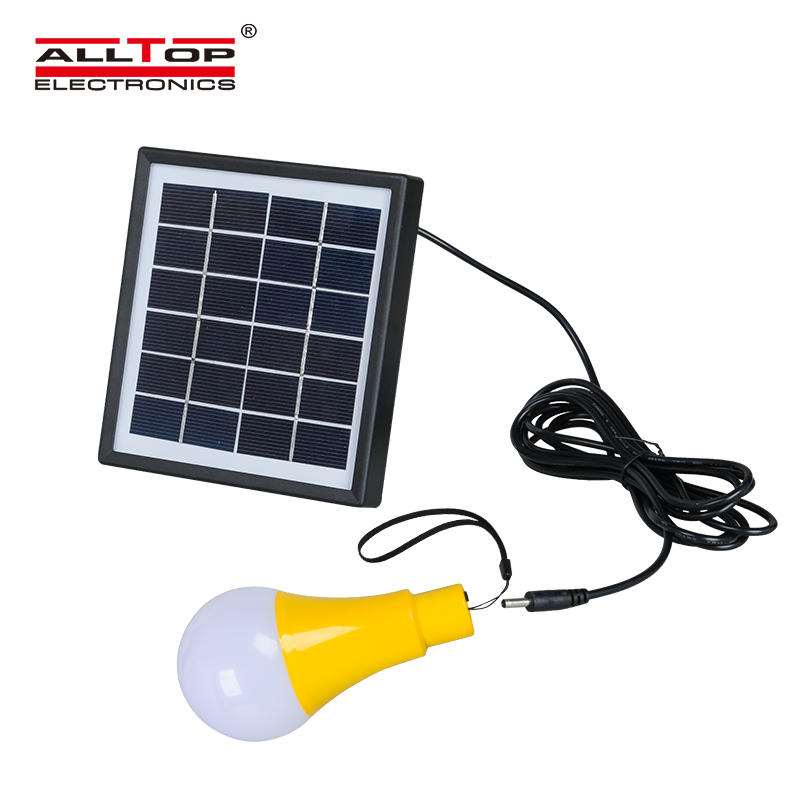 High quality Outdoor camping garden portable 5watt solar chargeable bulb
