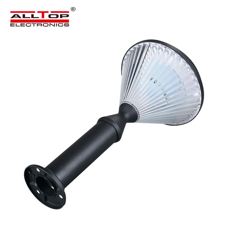 ALLTOP China supplier aluminum PC waterproof IP65 5w all in one led solar garden light