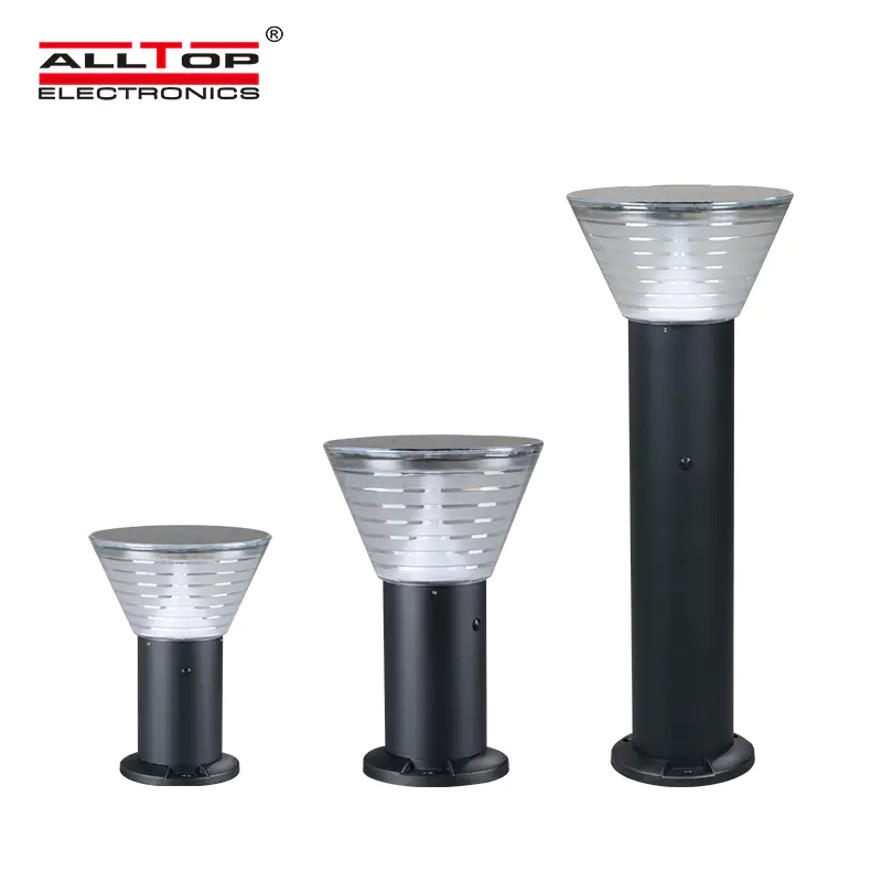 ALLTOP High power ip65 outdoor 5w waterproof battery all in one solar led garden light price