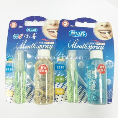 bad breath product 60ml mouth wash and 12ml mouth spray kit