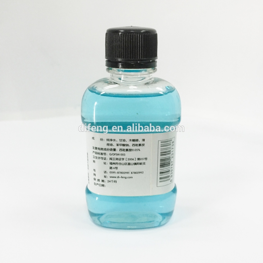 China manufacturer low price ISO 70ml mint flavor mouthwash