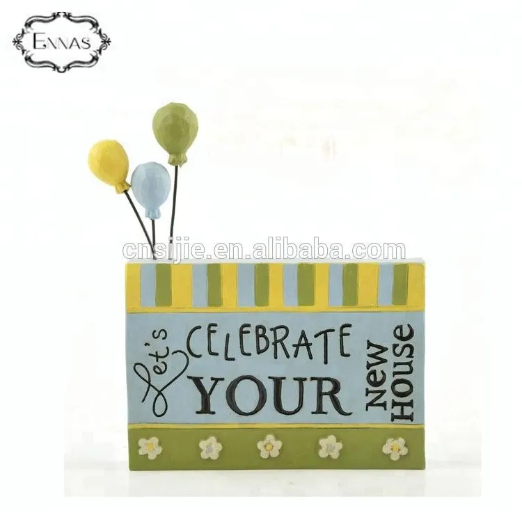 Economical house warming gifts resin party crafts creative resin home decoration