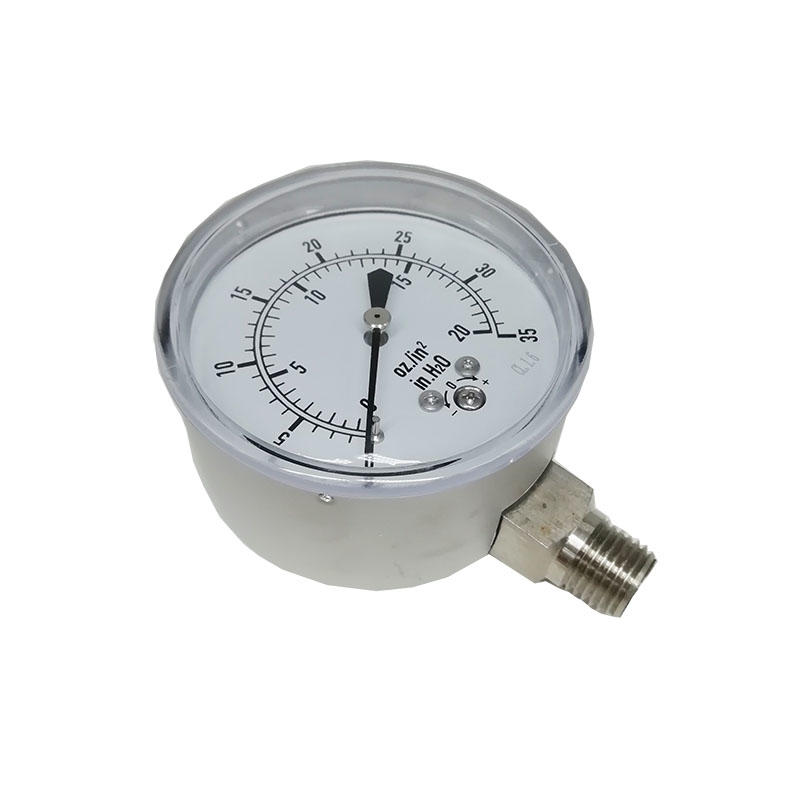 PGE20-2.5 Manometer Industry Stainless steel negative pressure mbar gauge digital pressure gauge
