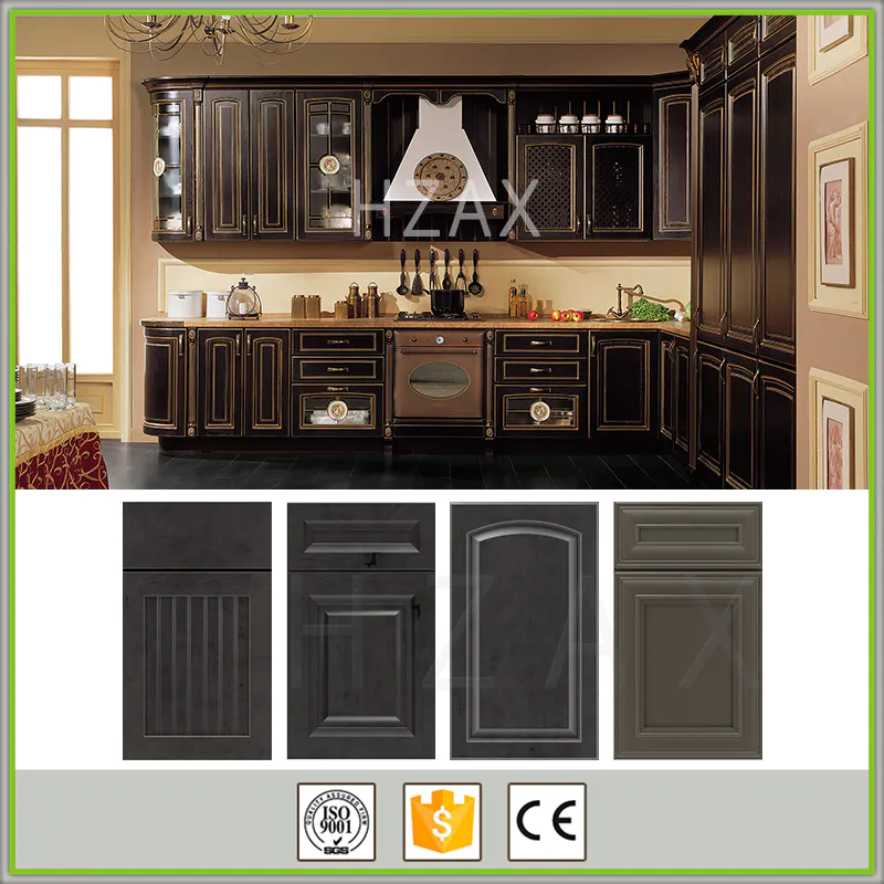 American Style Solid Wood Furniture Espresso Shaker Kitchen Cabinet Rack Parts