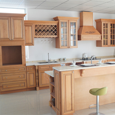 Solid Ready Made Kitchen Cabinets Furniture,classic Wooden Kitchen Cabinet In Kitchen