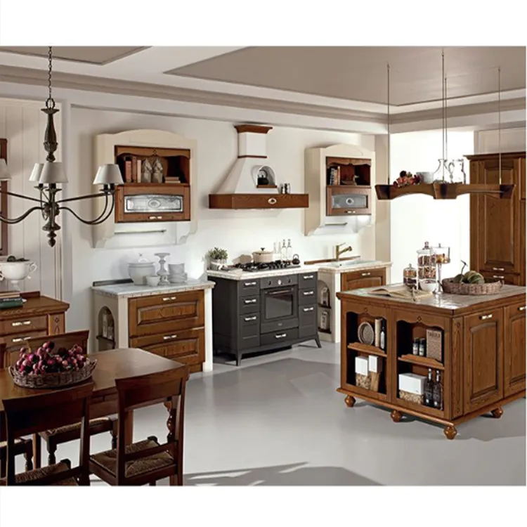 Strong Wooden Modern Style Kitchen Cabinets