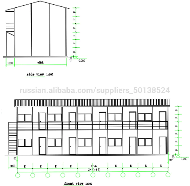 2019 Bangladesh prefabricated mobile house for labor camp accommodation/ hotel /office