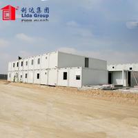 Portable cheap temporary steel structure housing prefab house