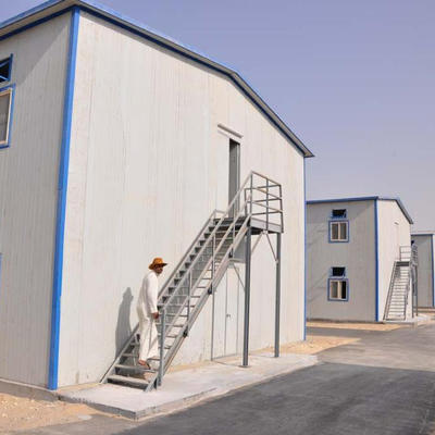 2019 modern design prefabricated houses with suspender flooring high rise steel structure