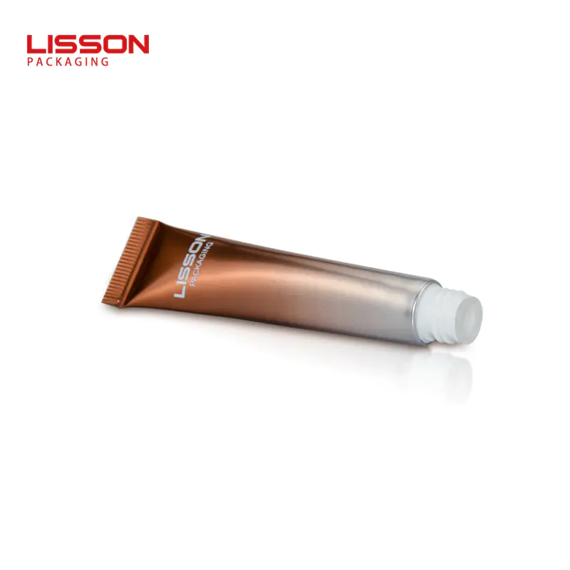 D16 custom lip gloss tubes with brush cosmetic packaging tube