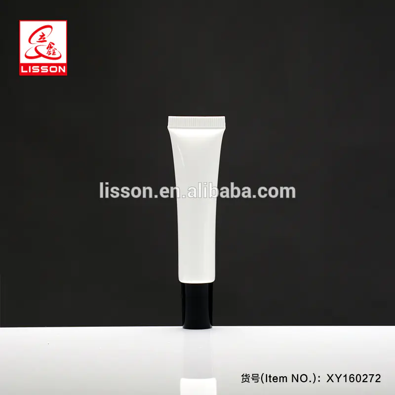 Cosmetic Sun Cream Round Long Nozzle Plastic Tube