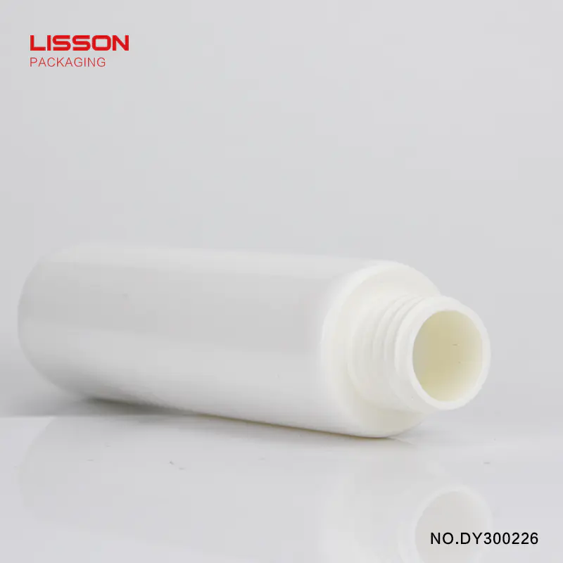 D30 wholesale cosmetic packaging PE tube with middle hole alumnium-covered screw cap