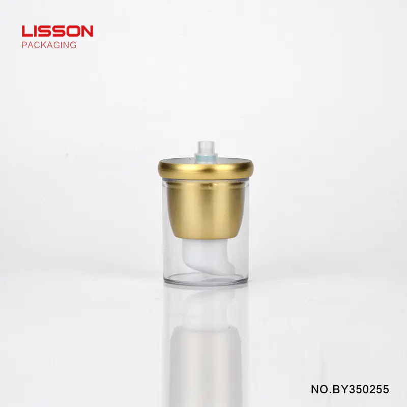 60g empty airless cosmetic pump tube packaging for lotion/cream